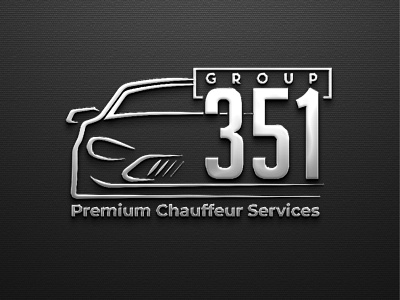 Group 351 Premium Chauffeur Services (Logo Design) brand identity branding car logo chauffers logo creative design dribble graphic design illustration logo luxury luxury logo ui vector
