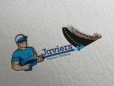 Javiers Pressure washing (Logo Design)