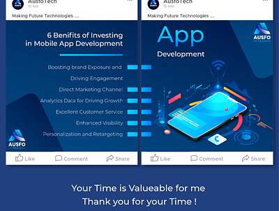 App Development (Social Media Advertisement) behance brand identity branding creative design designer dribble graphic design graphics illustration logo portfolio post social media ui vector