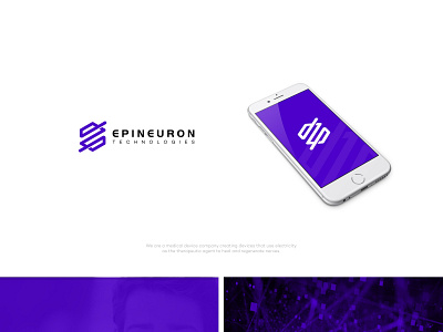 Epineuron Tech branding graphic design logo