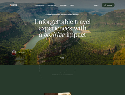 Niarra Travel UI ui ux web web design