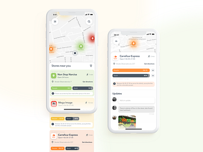 Heat Map App for Grocery Stores