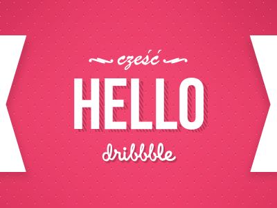Welcome dribbble dribbble haracz invite tomasz welcome