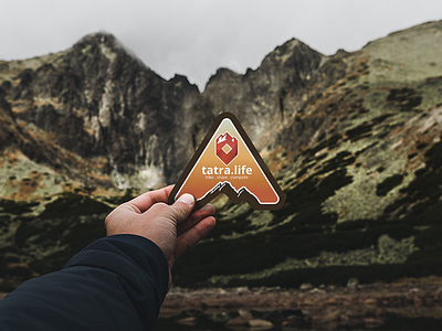 tatra.life - hike share compete branding illustration logo print design vector