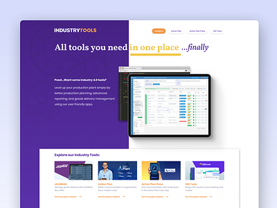 IndustryToolsHub Landing Page