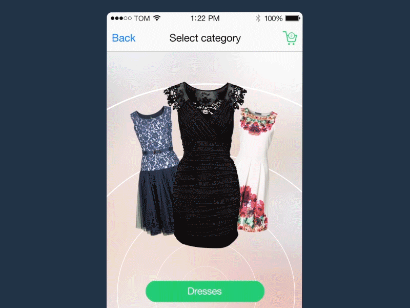 Select Category animation category ecommerce gif moble ui ux