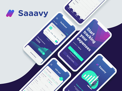 SaaavyApp aplication app design figma mobile savings ui wallet