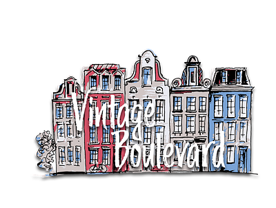 Vintage Boulevard - Logo/Brand Design branding design logo photoshop