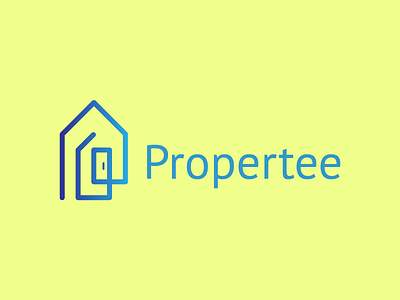 Propertee design graphic design logo