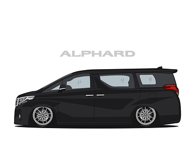 Toyota Alphard vector illustration design graphic design illustration vector