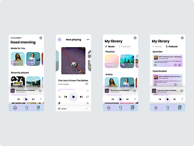 Music Player App | Daily UI 009 app design dailyui design product design ui ux