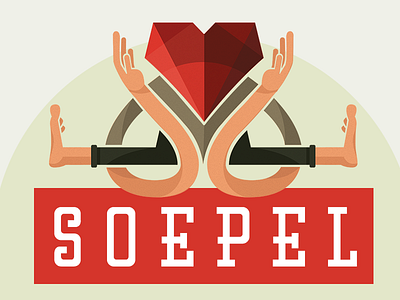 Logo design - Soepel in de Koepel branding design event flexible identity illustration logo