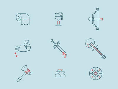 Icons for website pattern