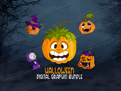 Halloween Pumpkin Family Bundle