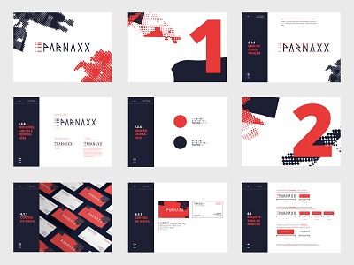 Parnaxx Brandbook brand brand design brand identity brandbook branding branding design design graphic design grid illustration kv logo logo design visual style visual style guide
