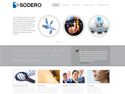 Sodero home page landing page logo designing website