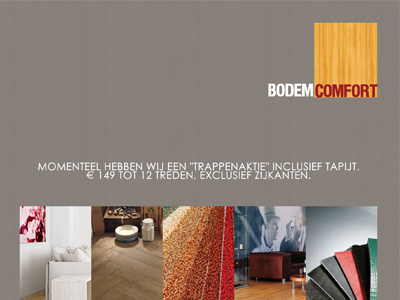 Bodem catalogue flyer home page landing page