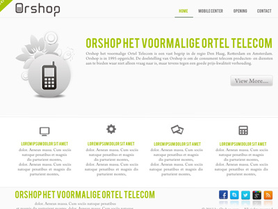 Orshop gui home page landing page uiux