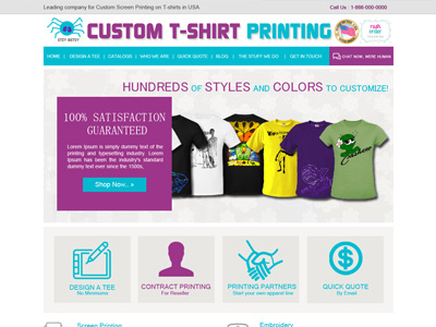 Clothing Line Website dynamic website home page landng page uiux website designing