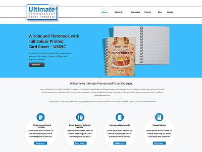 Ultimate home page landing page web designing website