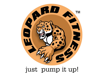 Leopard Fitness designing logo