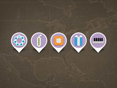 Markers icons map marker quirky
