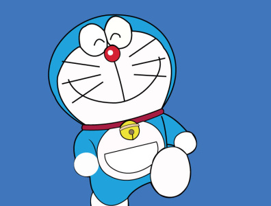 Doraemon Cartoon Vector Art. branding graphic design