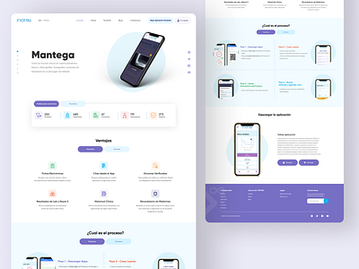 Yottas 2020 trends app clinic design landing page minimal ui ui elements uidesign web web design web design website website design