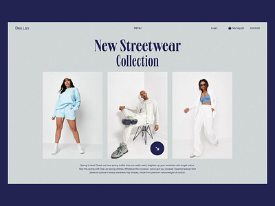 Des Lan E-commerce 2020 trends 2021 trend app design e commerce e shop ecommerce fashion fashion app minimal model shop ui ui elements uidesign ux wear web web design website