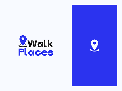 WalkPlaces Logo 2021 trends art direction brand branding clean creative design logo logo design logotype logotype design mvp ui ui elements uidesign uiux ux web web design web design