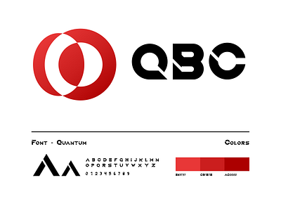 QBC Logo bank bank app banking branding design futurism futuristic icon logo minimal typography ui elements vector