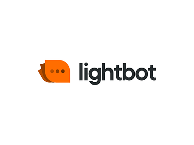 LIGHTBOT LOGO brand branding color logo orange typography utrecht