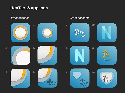 NeoTapLS Icon Concepts app concept icon ios logo