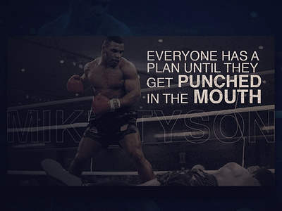 Mike Tyson boxing dailyui design mike tyson quote webdesign website