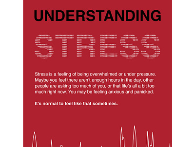 Understanding Stress dailyui design graphicdesign poster