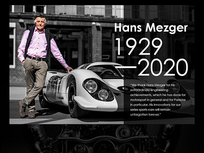 Hans Mezger 1929 - 2020