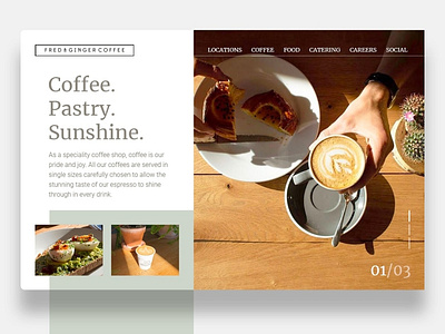 Daily UI - Coffee shop coffee dailyui design webdesign website websitedesign