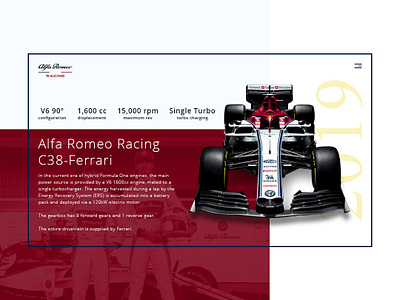 Daily UI - Alfa Romeo Sauber 2