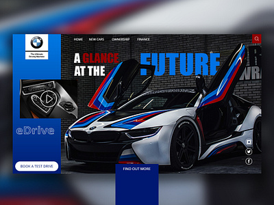 Daily UI - BMW I8 bmw dailyui electric car i8