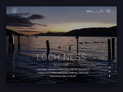 Daily UI - Loch Ness dailyui