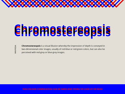 Chromostereopsis