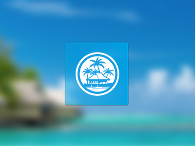 Resorts beach clouds holiday icon icon design leisure palm palm tree resort resorts sea todytod travel tree