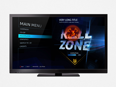 Killzone design game game design game interface kill killzone ui user interface zone