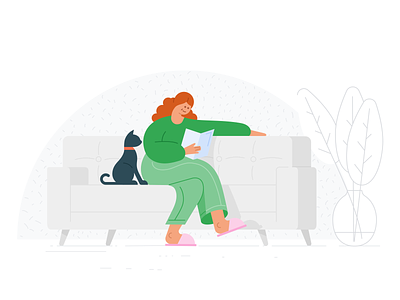 Google Health - Stay at home covid covid 19 covid 19 covid19 google illustration isolation lockdown material material design pandemia pandemic sick sickness stay at home virus