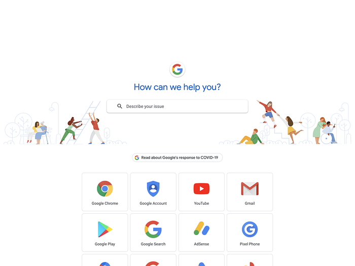 Google Help Center by German Kopytkov on Dribbble