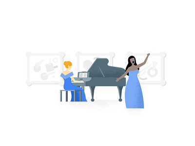 Google Trips, Culture / Art art culture google google trips illustration material design music travel