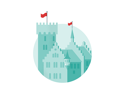 Illustration for Location permission page, Google Trips google google trips illustration location material design travel