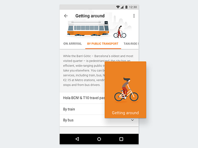 Getting around, GTA google google trips illustration material design travel