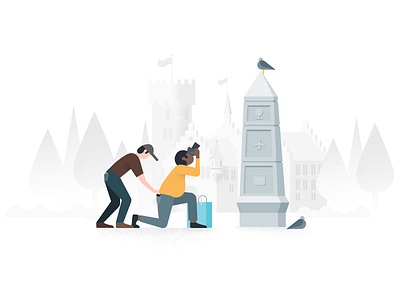 Safety, pickpocketing google google trips illustration material design pickpocketing safety travel