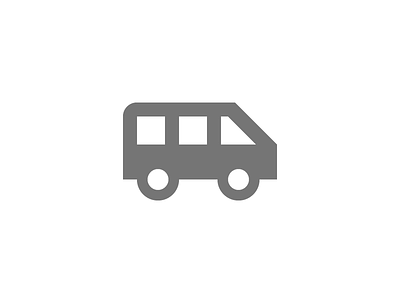 Airport Shuttle Icon, Google material icons